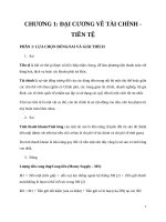 Giải bài tập lý thuyết tài chính tiền tệ