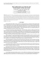 Một chính sách lưu trữ dữ liệu trong mạng hướng nội dung