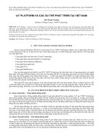 IoT Platform và các xu thế phát triển tại Việt Nam