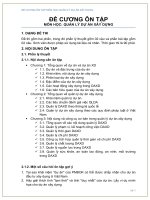 đề cương ôn tập QLDA