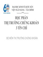 chứng khoán NEU bài giảng