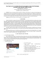 Thu thập, xử lý và phân tích dữ liệu mạng xã hội Twitter bằng phương pháp nhúng thông tin nút