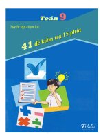 TUYEN TAP 41 DE KIEM TRA 15 PHUT CHON LOC LOP 9