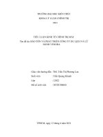 TIỂU LUẬN KINH TẾ CHÍNH TRỊ MÁC đề tài BẢO TỒN VÀ PHÁT TRIỂN CÔNG TY DU LỊCH VÀ LỮ HÀNH VENORA 
