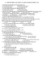 De thi trac nghiem tong hop Sinh hoc 11 HKI