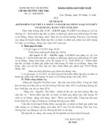 Ke hoach kiem diem phan loai TCCS DangDV nam 2015