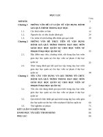 LUẬN văn THẠC sĩ   vận dụng ĐÁNH GIÁ QUÁ TRÌNH trong dạy học môn giáo dục học quân sự cho học viên sư phạm ở đại học quân sự