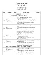 KẾ HOẠCH DẠY HỌC 6 2021-2022