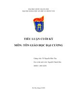 Nguồn gốc của sự ra đời tôn giáo theo quan niệm của tôn giáo học macxit và từ đó, giải thích sự tồn tại và phát triển của tôn giáo ở việt nam hiện nay 
