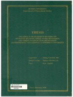 The effect of extensive reading on students reading speed, word retention, and their attitude toward reading an experiment at national economics university  