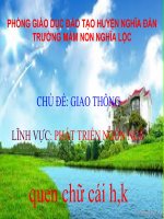 lam quen chu cai h k