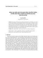 Nâng cao hiệu quả của hoạt động truyền thông tuyển sinh trực tuyến tại Trường đại học thủ đô Hà Nội