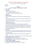 KHBD  giáo án hóa học 6 KHTN SÁCH CHÂN TRỜI SÁNG tạo CV 5512