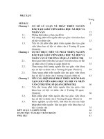 LUẬN văn THẠC sĩ   phát triển nguồn đào tạo giáo viên khoa học xã hội và nhân văn ở trường sĩ quan chính trị hiện nay