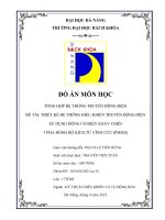 ĐỀ TÀI THIẾT KẾ HỆ THỐNG ĐIỀU KHIỂN TRUYỀN ĐỘNG ĐIỆN SỬ DỤNG ĐỘNG CƠ ĐIỆN XOAY CHIỀU 3 PHA ĐỒNG BỘ KÍCH TỪ VĨNH CỬU (PMSM) 