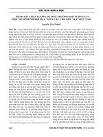 Đánh giá chất lượng dự báo trường khí tượng của một số mô hình khí hậu toàn cầu cho khu vực Việt Nam