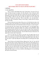 Sáng kiến công tác chủ nhiệm lớp, xây dựng lớp học hạnh phúc