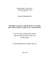 Tìm hiểu về quần thể di tích và lễ hội đền thờ lê hoàn (thọ xuân, thanh hoá)  
