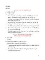 Giáo án hoạt động trải nghiệm lớp 6, sách kết nối tri thức với cuộc sông 