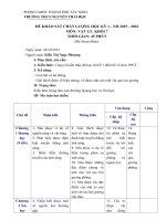 De thi khao sat hoc ky I mon Ly lop 7