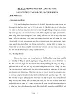 Sáng kiến kinh nghiệm ngữ văn 6, đề tài rèn kĩ năng làm văn miêu tả cảnh cho học sinh khối 6 