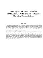 TỔNG QUAN VỀ TRUYỀN THÔNG MARKETING TÍCH HỢP  IMC