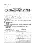 Bai10 Thuc hanh Ve va PT bieu do ve su thay doi DT gieo trong phan theo cac loai cay su TT dan gia suc gia cam