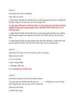 Đáp án môn dịch nâng cao 3 Ehou Đại học mở