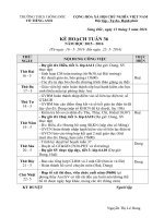 Ke hoach to tieng Anh tuan 36