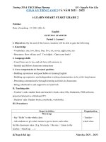 Giáo án tiếng Anh iLearn Smart Start lớp 2 cả năm