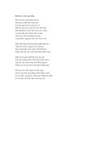 bai tho loi cua thay