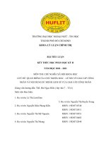 CHỦ đề QUAN ĐIỂM CỦA CHỦ NGHĨA MÁC – LÊ NIN VỀ GIAI CẤP CÔNG NHÂN VÀ NỘI DUNG SỨ MỆNH LỊCH SỬ CỦA GIAI CẤP CÔNG NHÂN 