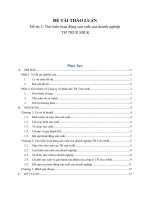 BÀI THẢO LUẬN kinh tế doanh nghiệp- Hoạt động sản xuất của Công ty TH True milk