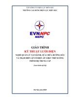 Giáo trình Kỹ thuật lưới điện (Trung cấp) - Trường CĐ Điện lực Miền Bắc