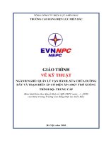 Giáo trình Vẽ kỹ thuật (Trung cấp) - Trường CĐ Điện lực Miền Bắc