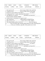 TRAC NGHIEM VOCAB UNIT 1