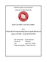 Chuyển đổi số trong hoạt động quản trị nguồn nhân lực tại công ty CP GMO – z com RUNSYSTEM 