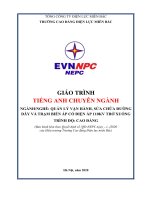 Giáo trình Tiếng Anh chuyên ngành điện (Cao đẳng) - Trường CĐ Điện lực Miền Bắc