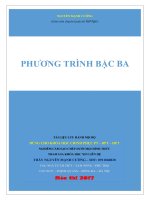 PHUONG TRINH BAC BA