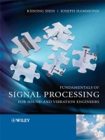 Fundamentals of signal processing for sound and vibration engineers 