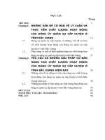 luận văn thạc sĩ   nâng cao chất lượng hoạt động của đảng ủy quân sự cấp huyện ở tỉnh bắc giang