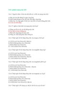 Trắc nghiệm mạng máy tính 500 câu