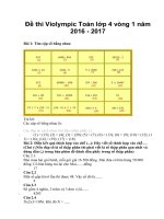 DE THI Vyolimpic toan L4 vong 1 20162017