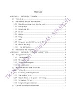 ĐATN HỒ CHỨA - KỸ THUẬT XÂY DỰNG CÔNG TRÌNH THỦY