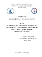 TIỂU LUẬN VPH - 18160026