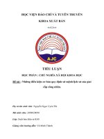 Đề tài  những điều kiện cơ bản quy định sứ mệnh lịch sử của giai cấp công nhân 