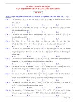 50 bai tap trac nghiem cuc tri ham so chua dau gia tri tuyet doi