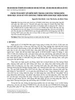 Phân tích một số điểm mới trong chương trình môn Sinh học 2018 so với chương trình môn Sinh học hiện hành