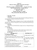 Giáo án Âm nhạc độ tuổi mẫu giáo lớn 5-6 tuổi chủ điểm Gia đình