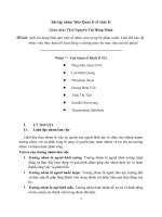 Anh chị đang lãnh đạo một số nhân viên trong bộ phận mình  làm thế nào để nhân viên thực hiện tốt hoạt động và đóng góp vào mục tiêu của bộ phận 